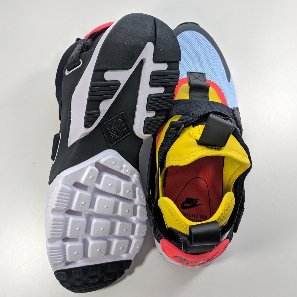 NEW Nike Air Huarache City Aluminum/Black-Citron - Picture 5 of 7